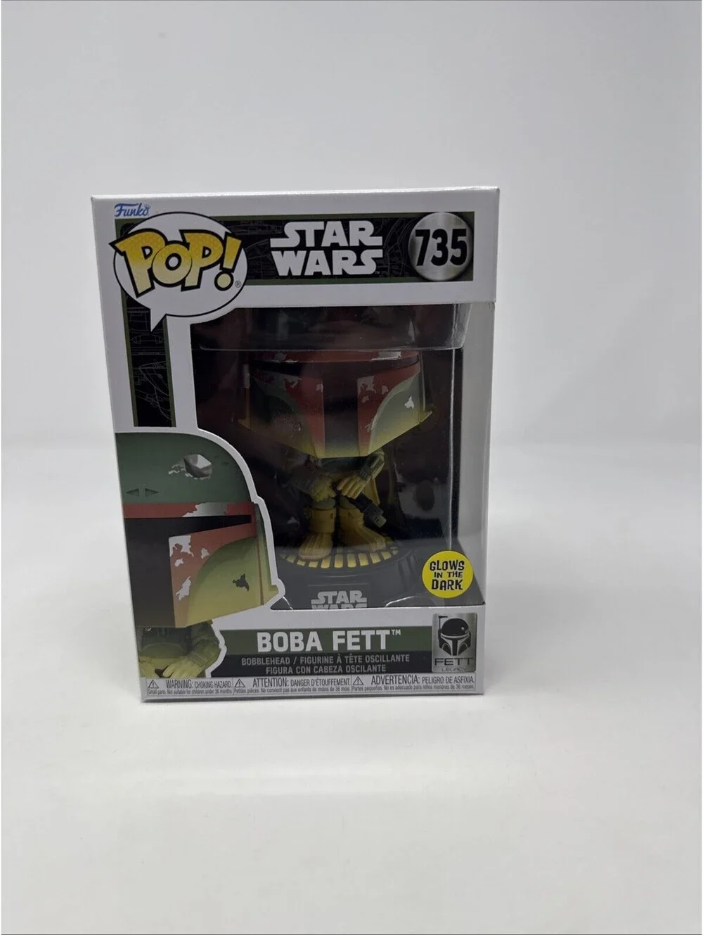 Star Wars - Fett Legacy - Boba Fett (ROTJ) GITD Figure #735 Funko Pop